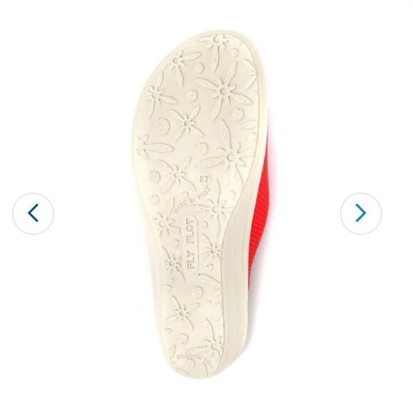 Ladies Red  FlyFlot Wide Fit Clogs size 39 US 8 - Picture 5 of 16